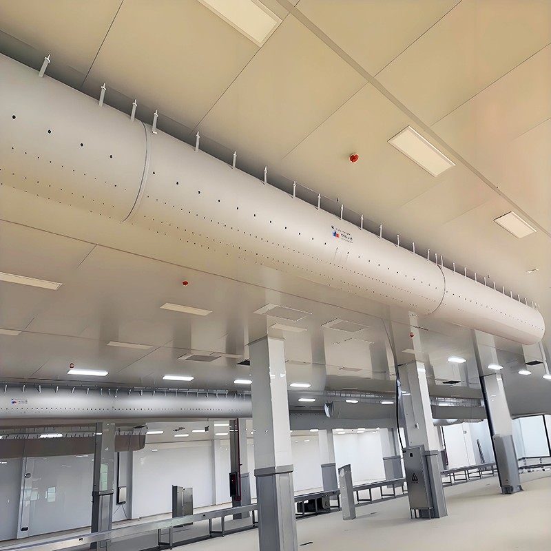The MX-P series air distribution system is applied in the fields of air conditioning ventilation systems and heating systems with extremely high hygiene and cleanliness requirements.