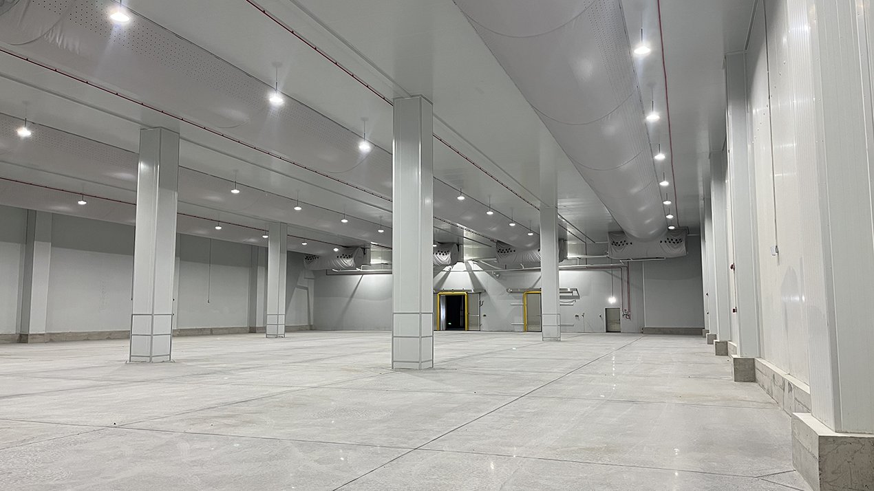 Fabric Ducting System Applied to the Cold Chain Logistics Project at the Urumqi Consolidation Center for China-Europe Railway Express