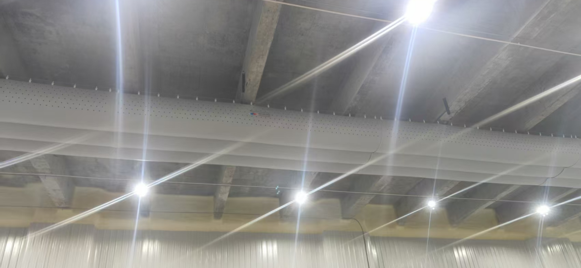 MultiXair Fabric Ducting Powers Changkaisheng Cold Chain Logistics Base