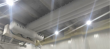 MultiXair Fabric Ducting Powers Changkaisheng Cold Chain Logistics Base